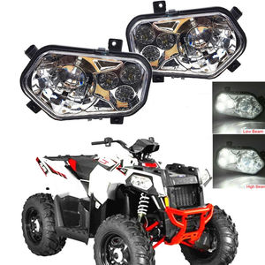 Для <span class=keywords><strong>Polaris</strong></span> пара светодиодных фар хромированный спортивный RZR 570 ATV - Product Image 4