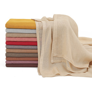 Sonbahar Yeni Düz Renk Uzun Malezya Endonezya Rayon Kadın Başörtüsü Çok Satan Geniş Ağızlı İnce Nefes Alabilen Günlük Kullanım Müslümanlar İçin - Product Image 2