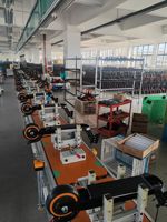 Skuter Lipat Anak Roda 2 Rem Tangan Roda PU Besar Tinggi Dapat Disesuaikan Bahan Aluminium Alloy Grosir