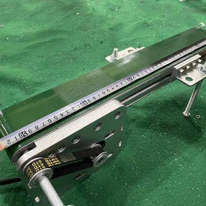 Nouvel usage industriel convoyeur à rouleaux flexibles en acier inoxydable électrique PU courroie en caoutchouc boîte <span class=keywords><strong>de</strong></span> vitesses moteur alimentaire Restaurant pharmacie - Product Image 6