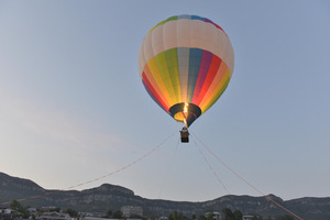 AX-10 người lái khinh khí cầu 5m PVC mô hình bơm hơi với đèn <span class=keywords><strong>LED</strong></span> và quạt gió in kỹ thuật số cho vận chuyển đường biển - Product Image 5