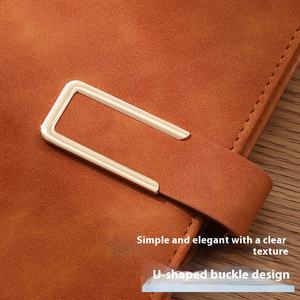 Cuaderno A5 con Logotipo Personalizable, Cubierta de Cuero Imprimible, Cuaderno de Reuniones de Negocios de Alta Calidad y Grosor, Venta al Por Mayor - Product Image 5