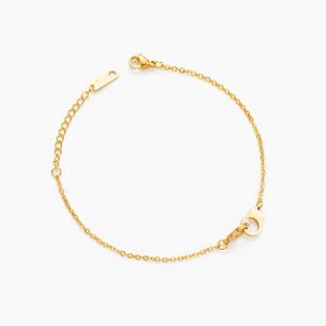 उच्च गुणवत्ता महिलाओं के गहने सोना मढ़वाया स्टेनलेस स्टील धातु मिठाइयां श्रृंखला नकली घर गिरफ्तारी कंगन - Product Image 4