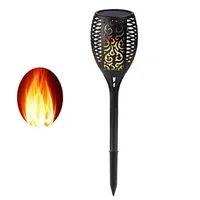 Lampe torche solaire à flamme vacillante pour décoration extérieure Lampe solaire dansante Lampes solaires à LED pour l'extérieur
