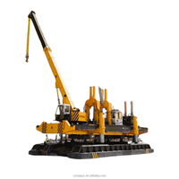 Pilonneuse hydraulique diesel pour infrastructures urbaines, fonction statique, faible bruit, moteur haute efficacité, pompe 11 m/min pour le forage