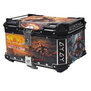 Baúl Trasero para Motocicleta <span class=keywords><strong>de</strong></span> Aleación <span class=keywords><strong>de</strong></span> Aluminio CNC, Asequible, 45L/55L/65L, Caja <span class=keywords><strong>de</strong></span> Almacenamiento, Maleta Superior para Scooter, Caja <span class=keywords><strong>de</strong></span> Equipaje - Product Image 3