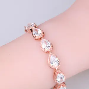 Natuna Jewelry Silver Plated Brass Gold Plated Brass Bracelet Fine Jewelry Bracelets Bangles Zircon Bracelet For Women