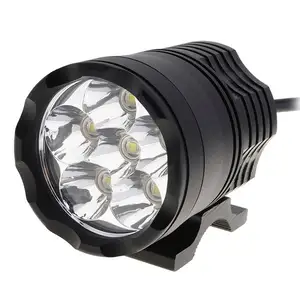 Super Bright Round 12V 60W IP67 Waterproof Motorbike LED Spot Luz de condução Luzes de trabalho Motocicleta Farol Spotlights