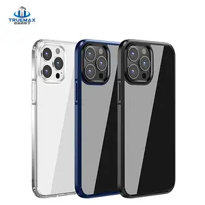 TPU PC Clear Protector Cover für iPhone 14 Plus Pro Max Ice Crystal Transparent Series Schutzhülle