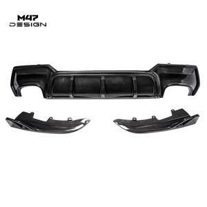 Diffuseur arrière en fibre de carbone sèche M47, lèvre de pare-chocs arrière, séparateur aérodynamique, kit carrosserie pour BMW G22 G23 <span class=keywords><strong>420i</strong></span> 430i 440i, pièces de tuning améliorées - Product Image 2