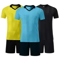 Professional Football Jerseys 2022 Men's Referee Uniforms Short Pocket  Soccer Tracksuits Thailand Referee Judge Sportswear Print