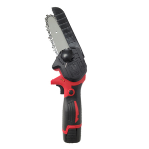 Cadena de Mango antideslizante portátil para hombre, minibatería de litio de madera, inalámbrica, operación única, motosierra eléctrica, 4 pulgadas, nuevo modelo - Product Image 6