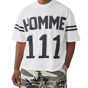 T-shirt à manches courtes blanc avec imprimé numéro 42 Bottega Desires pour homme, coupe classique, jersey en coton décontracté, col rond - Product Image 3