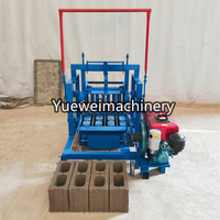 Machine à fabriquer des blocs de ciment et des briques en béton recyclé YUEWEI YW-3-45C avec moule et boîte de vitesses
