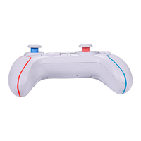 Manette de jeu sans fil BT avec double moteur de vibration et lumières LED, boutons programmables, compatible avec Lite/Pro