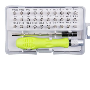 <b>Screwdriver</b> Set 32-Piece Phillips Flathead Magnetic Bits For Computer Phone Appliance Repair - Product Image 1