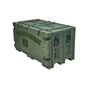 Estuche de Transporte para Equipos QBT-HKX, Color Verde, Rotomoldeado, Impermeable, Personalizable OEM/ODM, IP67, Resistente a Golpes y al Polvo - Product Image 4