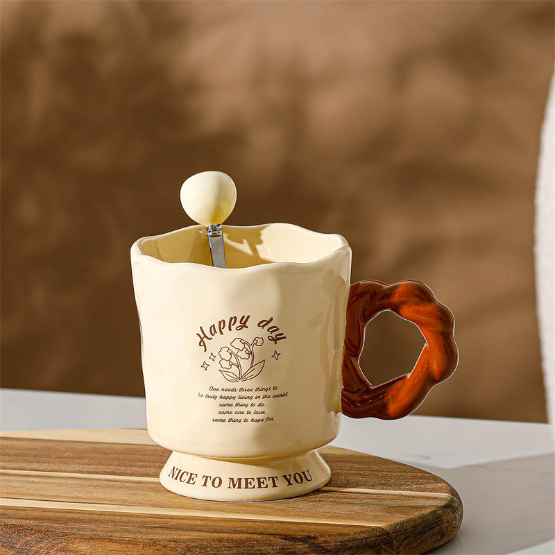 (แก้วและช้อน) แก้วก้านฝรั่งเศส - Lily of the Valley