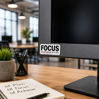 Autocollants en vinyle découpés sur mesure avec citation de motivation Yingao, autocollants imperméables à l'eau avec message positif pour ordinateur portable, bureau, décoration de bureau