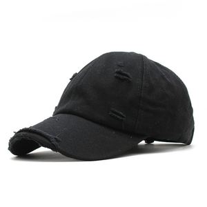 Gorra de Béisbol Vintage Personalizada Perforada, Gorra Deportiva de Hip Hop con Visera Suave, Gorra de Béisbol Unisex de Ala Ancha - Product Image 4