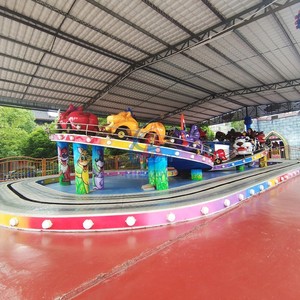 Montaña Rusa Infantil para Parques al Aire Libre, Tren <span class=keywords><strong>de</strong></span> Ensueño, Construcción <span class=keywords><strong>de</strong></span> Fibra <span class=keywords><strong>de</strong></span> Vidrio y Acero, Componentes <span class=keywords><strong>de</strong></span> Aleación <span class=keywords><strong>de</strong></span> Aluminio, 16 Personas - Product Image 5