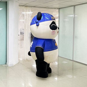 Costume de marche gonflable interactif personnalisé Aero mascotte gonflable de <span class=keywords><strong>panda</strong></span> de marche en tissu Oxford - Product Image 3