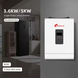 สินค้าพร้อมส่ง 3000W 12KW SSA-HL5K-P1EU เฟสเดียว 48Vdc 240Vac ประสิทธิภาพ 94% 50/60Hz ระบบไฮบริดออฟกริด จอ LCD แสดงผลพลังงานแสงอาทิตย์ - Product Image 6