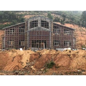 Structures en acier modulaires, maisons préfabriquées légères, services de soudage, pliage et découpe, certifiées ISO, <span class=keywords><strong>toiture</strong></span> en tôle métallique personnalisée - Product Image 4