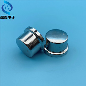 Componentes Electrónicos H, Tapa de Potenciómetro de Plástico Plateado de 25x17mm para Equipos de Audio - Product Image 2
