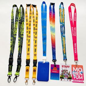 Wholesale Custom logo Neck <b>Lanyard</b> Double Hook <b>Lanyard</b> With Safety Buckle - Product Image 1