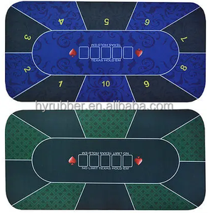 Tapete de Juego de Póker, Dominó y Cartas, Personalizado con Impresión a Todo Color, de Goma Resistente, Antideslizante, Universal, en Oferta - Product Image 1