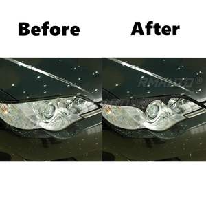 1 par de cubiertas de fibra de carbono real para faros delanteros de coche, estilo ceja/olla, para Subaru Legacy Outback JDM 2006 2007 2008 - Product Image 5