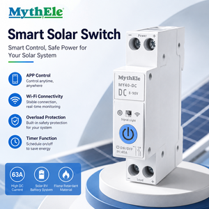 Interruptor Inteligente WiFi DC Tuya Smart Life 40A 8-90V DC, Control Remoto por Aplicación, Interruptor de Circuito para Riel DIN, para Sistemas Solares, Baterías Fuera de la Red y Autocaravanas - Product Image 1
