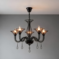 Lustre Plafonnier Nordique en Fer Forgé, Lampe Simple pour Cafés, Chambres et Salles à Manger