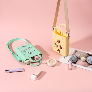 Bolsa de Almacenamiento de Silicona Premium, Linda y Popular, con <span class=keywords><strong>Correa</strong></span> para el Hombro, Multiusos, Impermeable, Bolsas Bogg, Bolsa Cruzada Duradera para DIY - Product Image 5