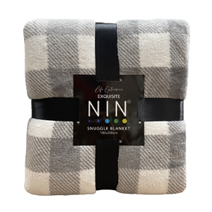 Luxury Large Heather Faux Fur Fleece <b>Throw</b> Soft Warm Quilted Blanket for All Seasons Stylish Western Design - Product Image 1