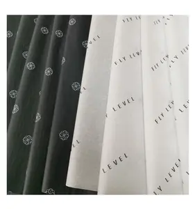 Papel de embalagem personalizada de papel de embalagem, venda no atacado de alta qualidade, impresso de logotipo, papel de embrulho