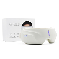 Masseur oculaire BISD YD730 Bluetooth avec compresse chaude, massage par coussin d'air pour les cernes et les rides, diffusion vocale, batterie 1200 mAh, garantie 1 an