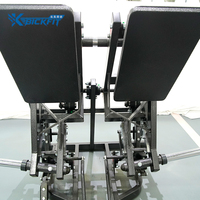 Bickfit BH1052 Machine à presser les jambes et à faire des squats à charge libre en acier avec fonctions de sécurité réglables et construction robuste