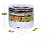 Draagbare Elektrische Kleine Mini Fruit 220V Fruit En Groente Dehydrator Machine