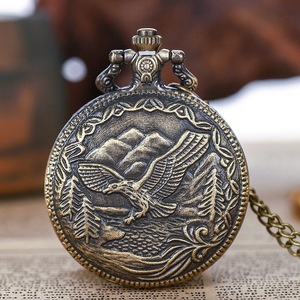 <span class=keywords><strong>Montre</strong></span> de poche sculptée en trois dimensions personnalisée et créative avec un aigle, <span class=keywords><strong>montre</strong></span> FOB pour <span class=keywords><strong>homme</strong></span>, affichage des chiffres arabes, pendentif à quartz - Product Image 5