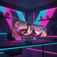 Volledig nieuw ultrawide gebogen scherm 49 inch 5K 240Hz LCD-monitor pc-computer gamingmonitor