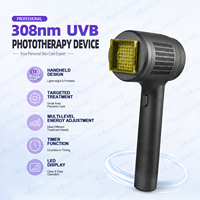 Appareil vétérinaire portable de photothérapie LED 308 nm pour le vitiligo et le psoriasis, lampe de thérapie cutanée UVB 308 nm, équipement médical pour la maison
