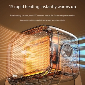 New Fast-heating Warm air Blower Home <b>Small</b> Office and Bedroom Mini Desktop & Wall-mounted <b>Heater</b> Safe Portable Warm air Fan - Product Image 5
