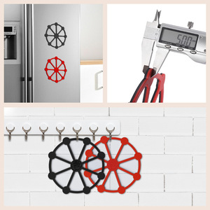 Dual-Color Silicone Pad Round Heat Resistant <b>Mat</b> Magnetic Kitchenware Placemat <b>Table</b> <b>Mat</b> - Product Image 1