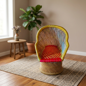 New Model Modern <b>Outdoor</b> Rattan Bamboo Chair Table Removable Cover Farmhouse Design PU Leather Upholstery Apartment Bedroom Home - Product Image 1