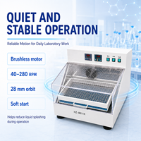 Incubadora con Agitación de Laboratorio Cenlee HZ-8811K, Control de Temperatura PID, Órbita de 28 mm, para Cultivo de Células Bacterianas, Investigación Médica