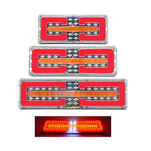 Kombination LKW Anhänger Wohnwagen Heck hinten LED-Leuchten wasserdichte 24V Lauf leuchte Bremse Rückfahr anzeige - Product Image 2