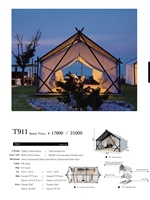 XingYu Çadır EPCO Lüks Glamping Otel Çadırı Açık Hava Tesisi Kampı Tam Servis Büyük A Modeli 900D Su Geçirmez Oxford Kumaş