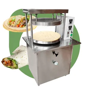 Portátil automático Chapati Harina Burrito Para Semi Hacer Roti Naan Tortilla de maíz Máquina manual para hacer y cocinar